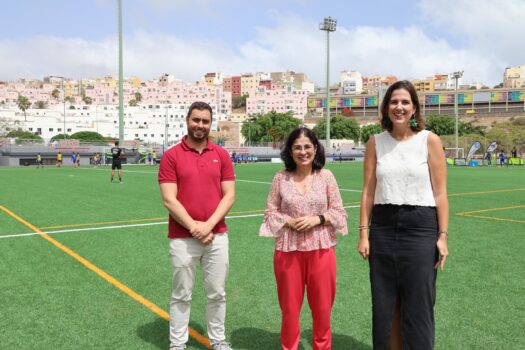<strong>El Ayuntamiento renueva con césped de relleno orgánico el campo de fútbol Antonio Rojas y se adelanta a la normativa europea sobre microplásticos</strong>