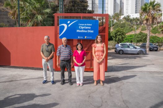 El Ayuntamiento culmina la modernización del Campo de Fútbol de Hoya de la Plata, dedicado a Cipriano Medina Díaz